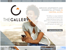 Tablet Screenshot of galleryghana.com